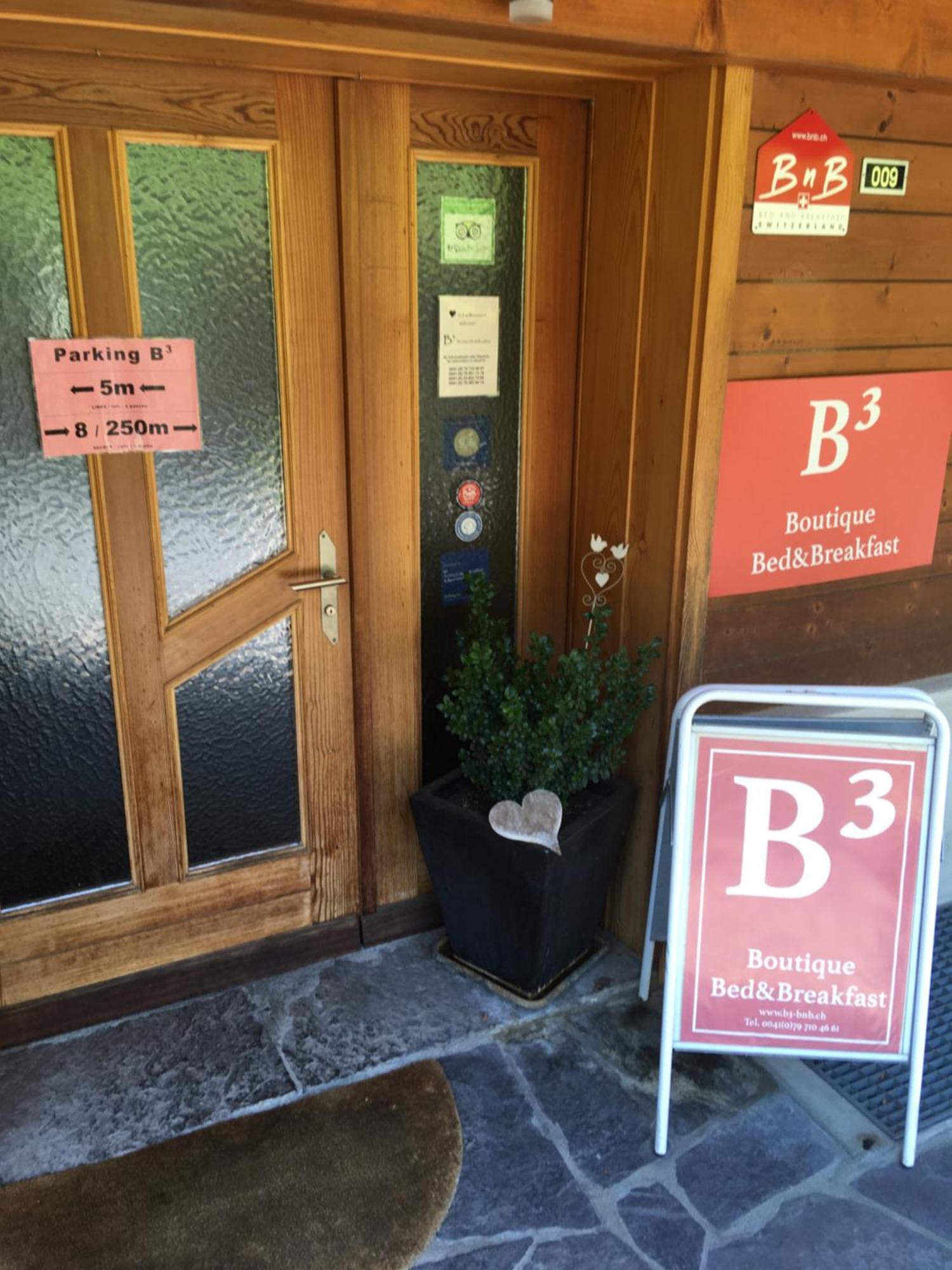 B3 Boutique-Bed&Breakfast Gsteigwiler ภายนอก รูปภาพ
